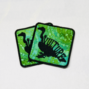 Quilted Fabric Vulture Coasters