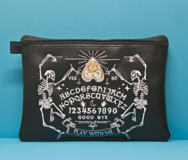 Handmade Spirit Board Zipper Bag