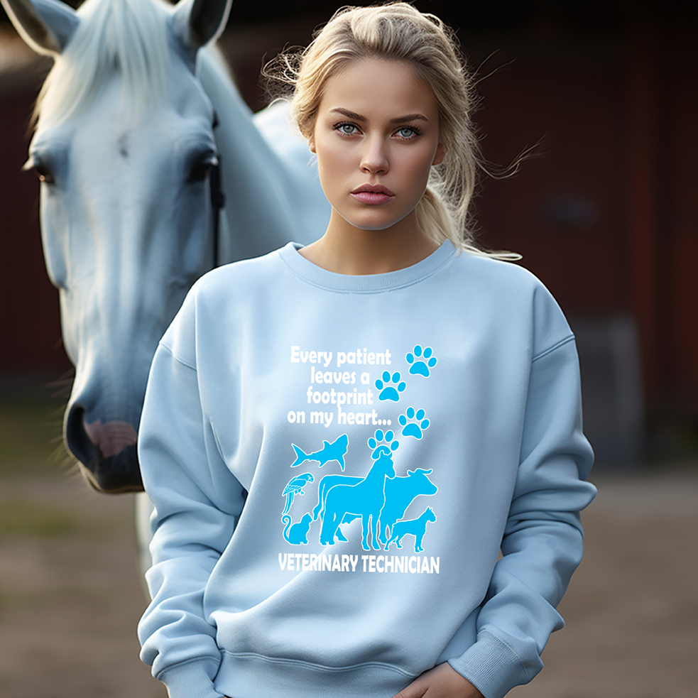 Footprint On My Heart Shirt Mockup