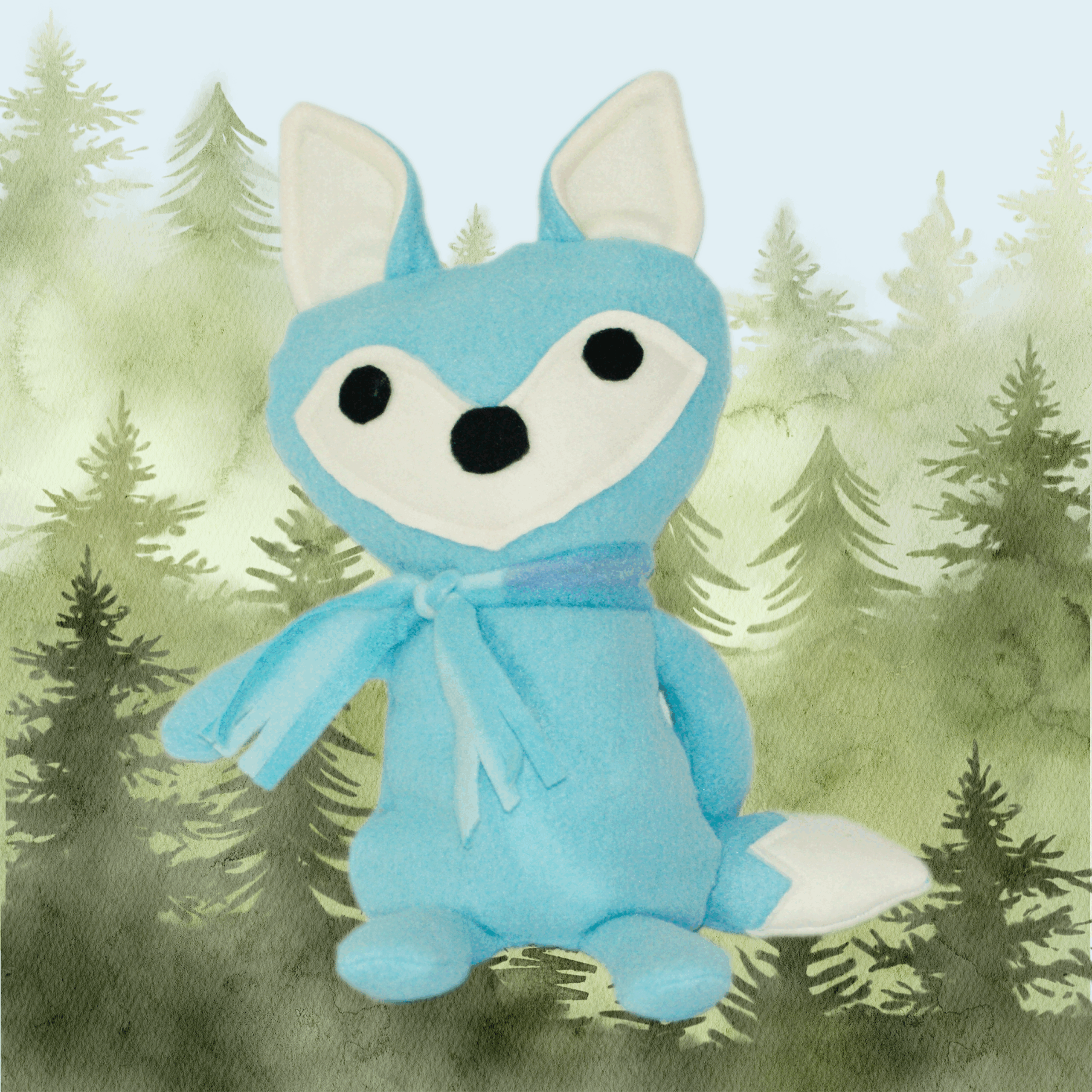 Handmade Fox Plush Toy