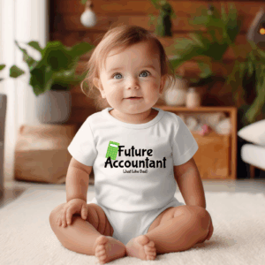 Future Accountant Onesie Mockup