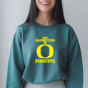 My Blood Type Is O Shirt Mockup