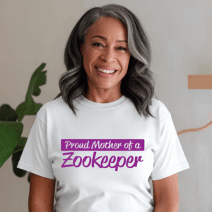 Proud Mom Of A Zookeeper Shirt Mockup