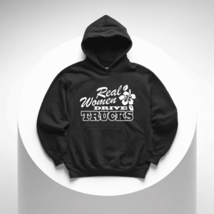 Real Women Drive Trucks Shirt Mockup