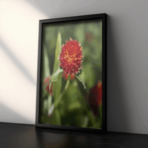 Globe Amaranth Print Mockup