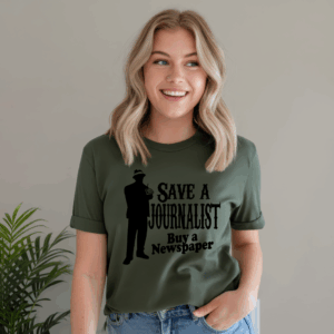 Save A Journalist Shirt Mockup