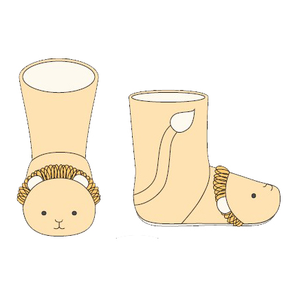 Lion-themed boots picture