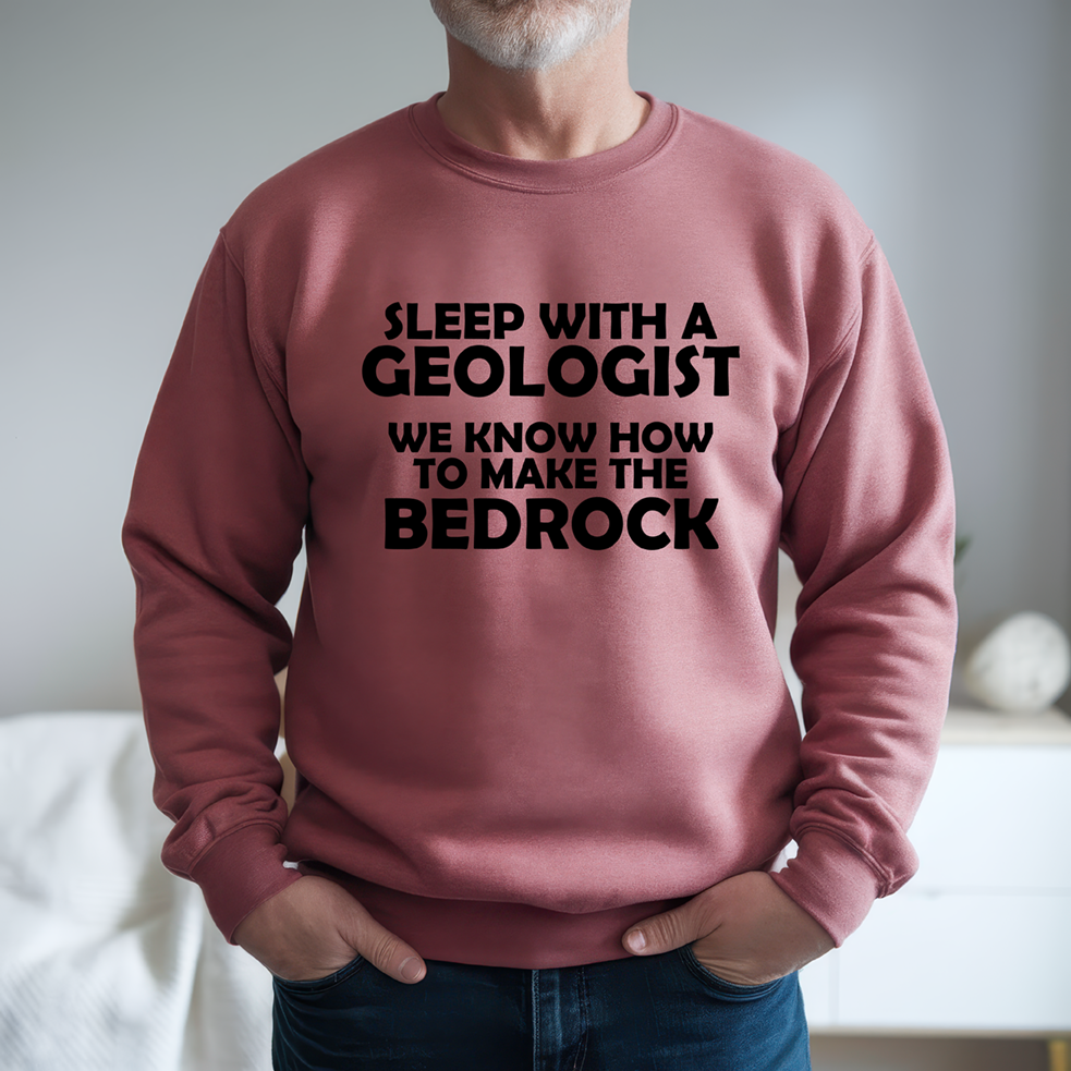 Sleep With A Geologist Shirt Mockup