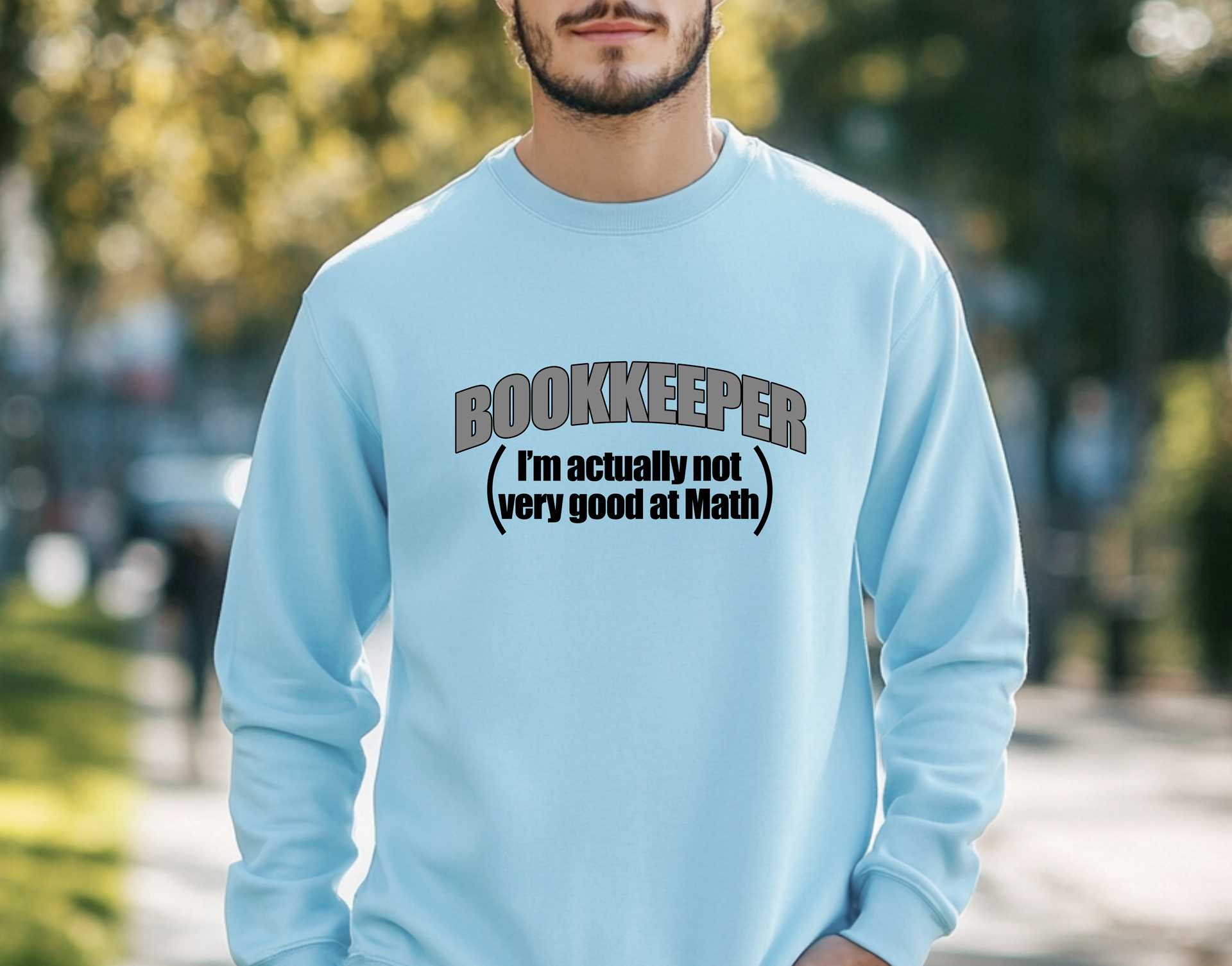 bookkeeper not good at math long sleeve shirt