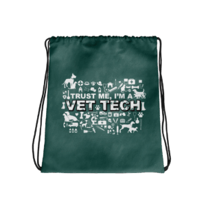 Vet Tech Drawstring Bag Mockup