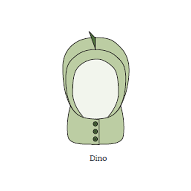 Dino headwear picture