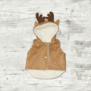 Handmade Reindeer Baby Vest