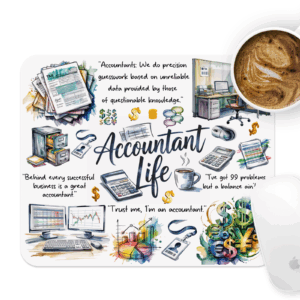 Accountant Life Mousepad