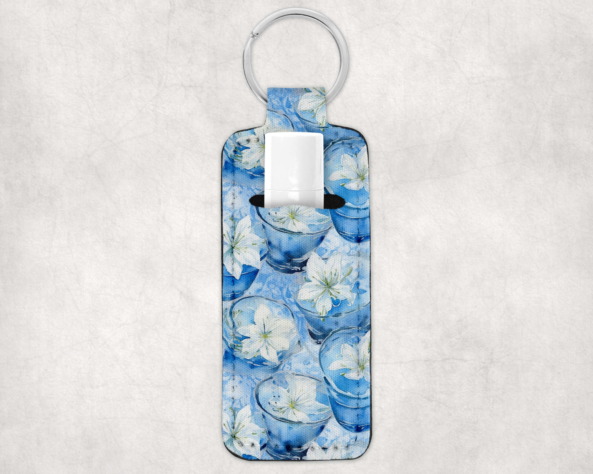 Blue Drink Lip Care Holder Mockup