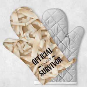 Bone Cancer Survivor Oven Mitt Mockup