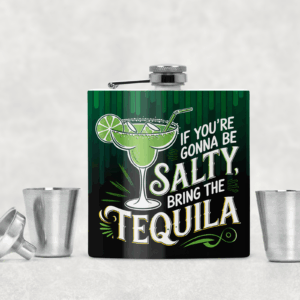 Bring The Tequila Flask Mockup