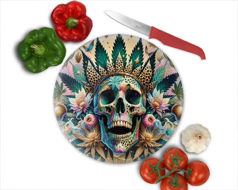 Cannabis king cutting board
