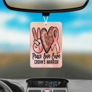 Chron's Peace Love Air Freshener Mockup