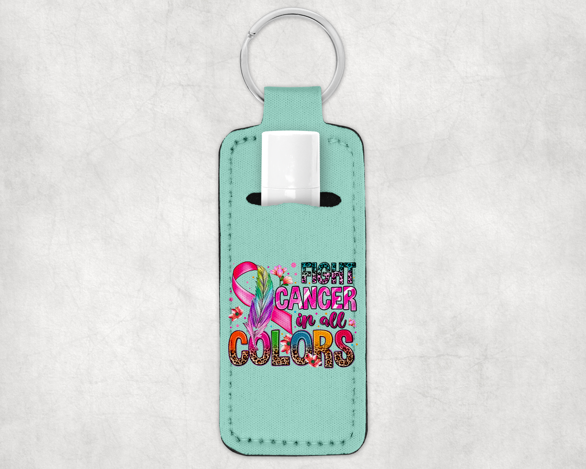 Fight Cancer In All Colors Lip Care Holder Mockup