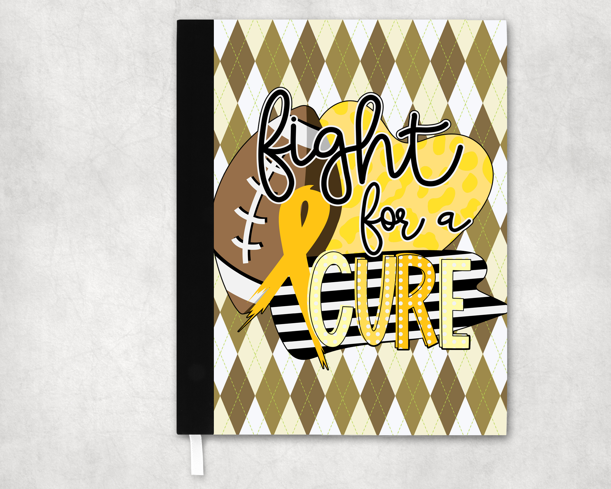 Fight For A Cure Composition Notebook Mockup