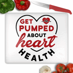 Heart Healthy Cutting Board Mockup