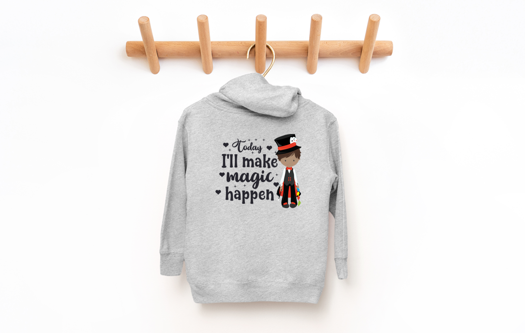 I'll Make Magic Happen Zip-Up Mockup