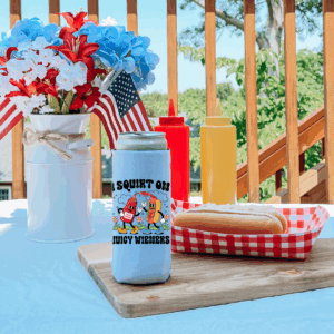 Juicy Wieners Koozie Mockup