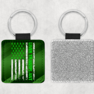 Liver Transplant Flag Key Chain Mockup