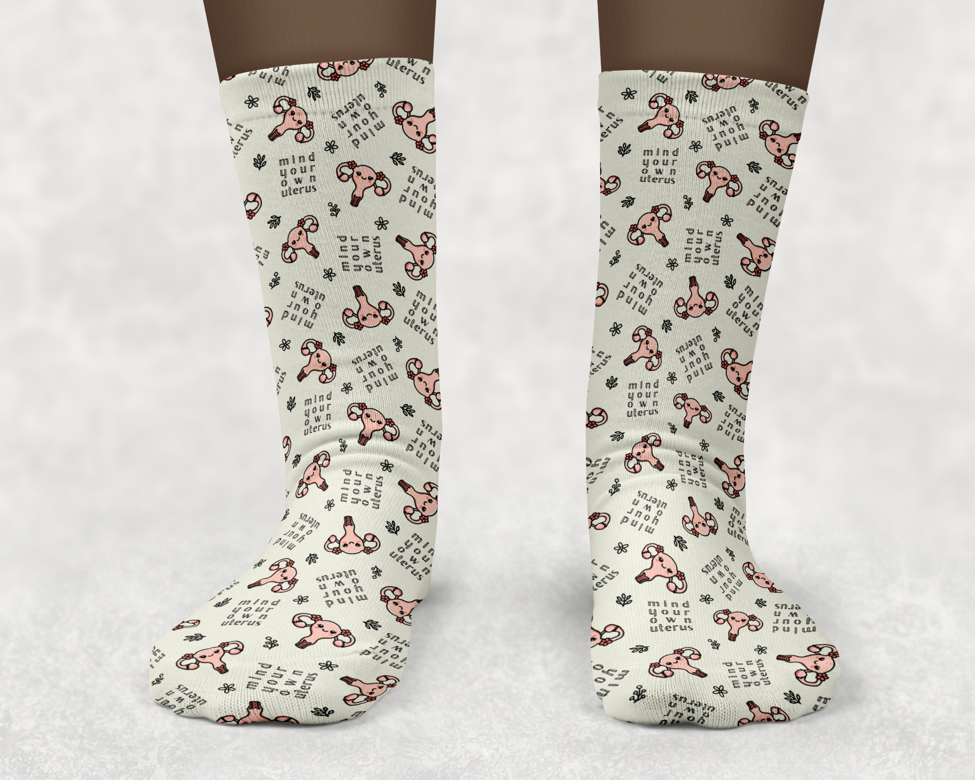 mind your own uterus socks