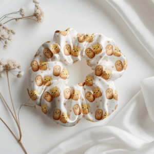 Peanuts & beer buddies scrunchie mockup