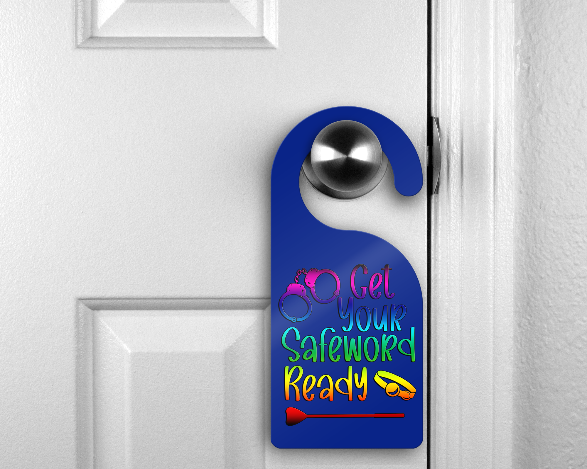 Safe Word Door Knob Mockup
