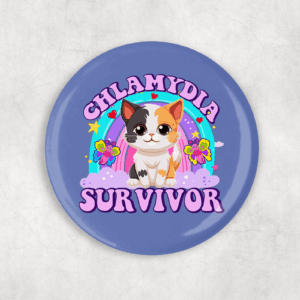 Chlamydia Survivor Button Mockup