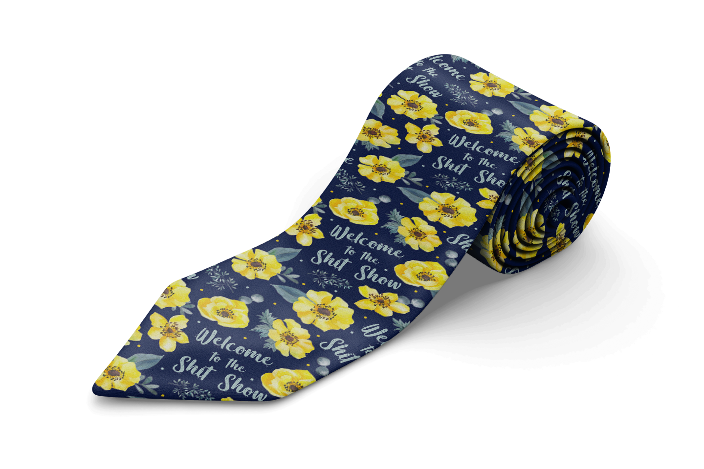 Shirt Show Neck Tie Mockup
