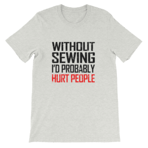 Funny Sewing Quote Shirt Mockup