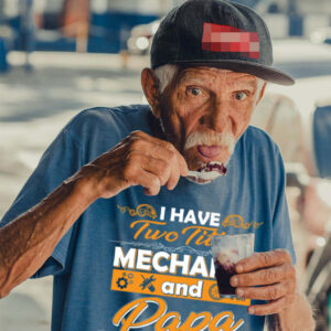 Mechanic Grandpa Shirt Mockup