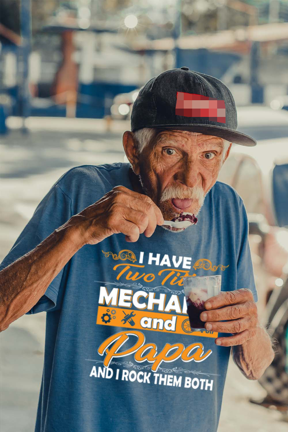 Mechanic Grandpa Shirt Mockup