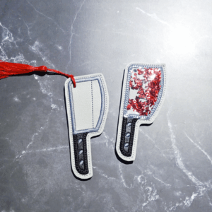 Embroidered Cleaver Bookmark/ornament