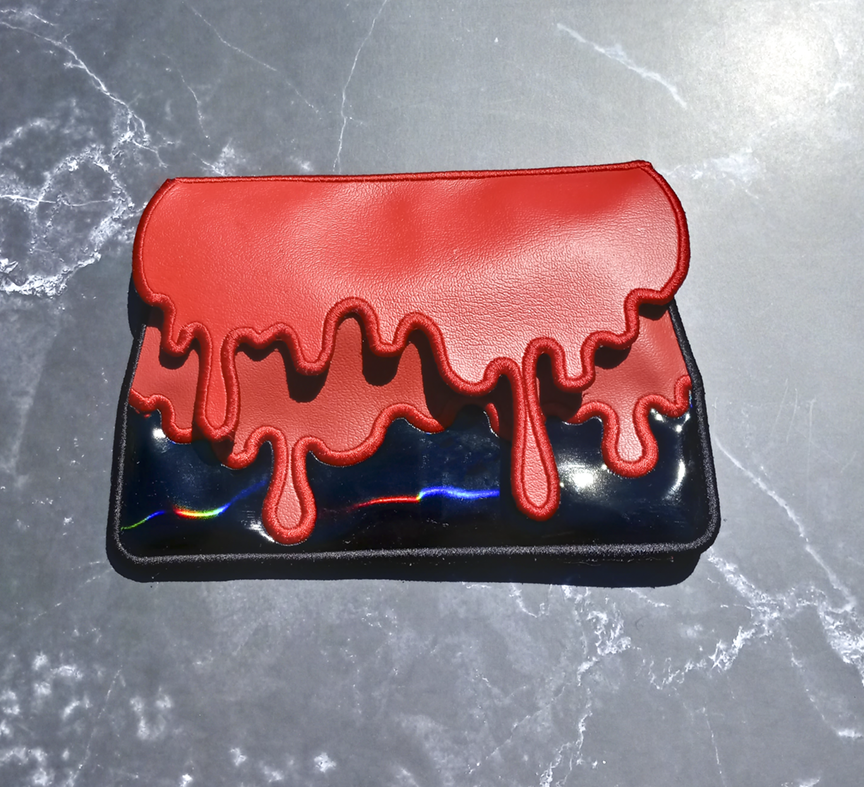 Bleeding Envelope Clutch