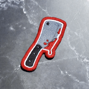 Bloody Cleaver Embroidered Patch