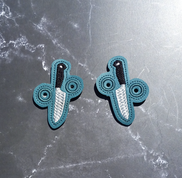 Knife Shoe Charms