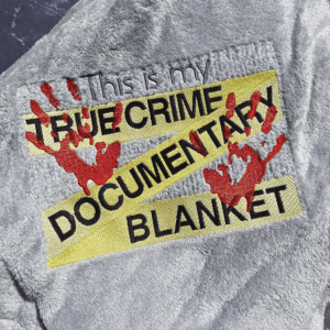 True Crime Documentary Blanket