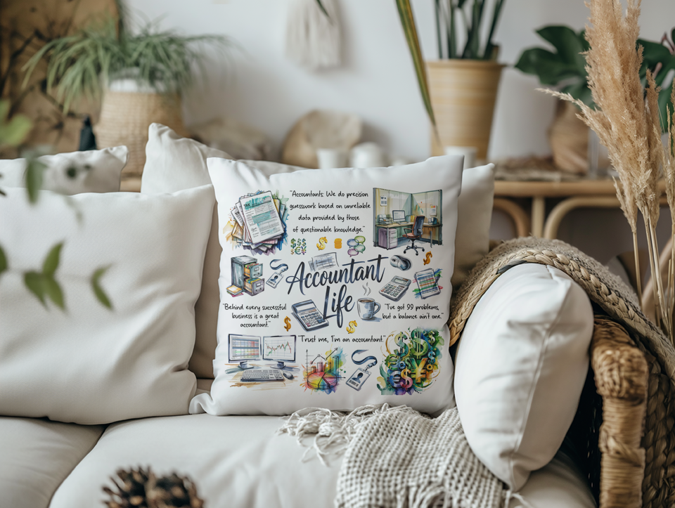 Account Life Pillow Cover Mockup