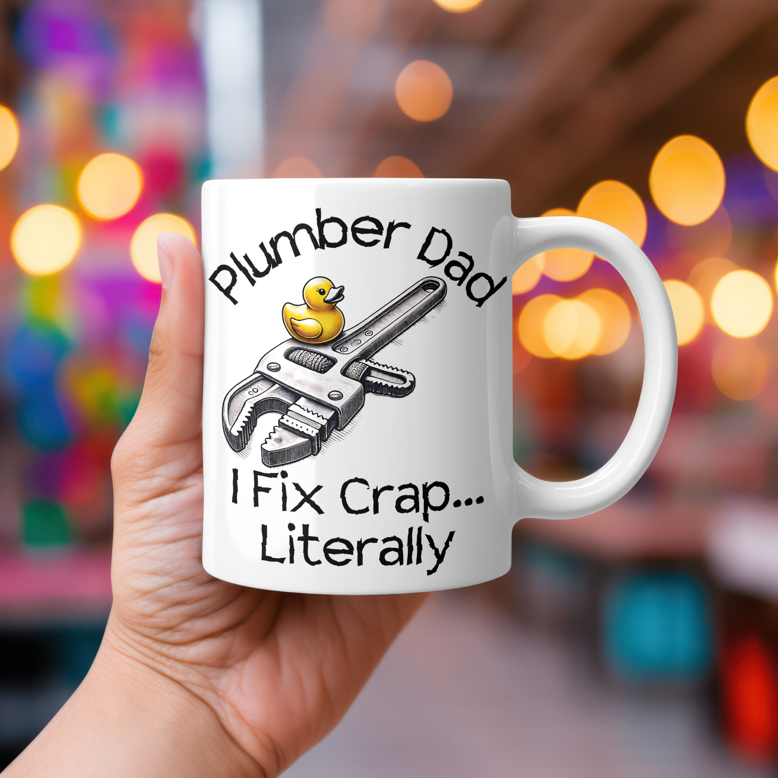 Plumber Dad Coffee Mug Mockup