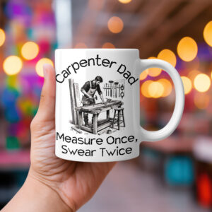 Carpenter Dad Mug Mockup