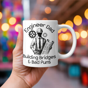 Engineer Dad Mug Mockup