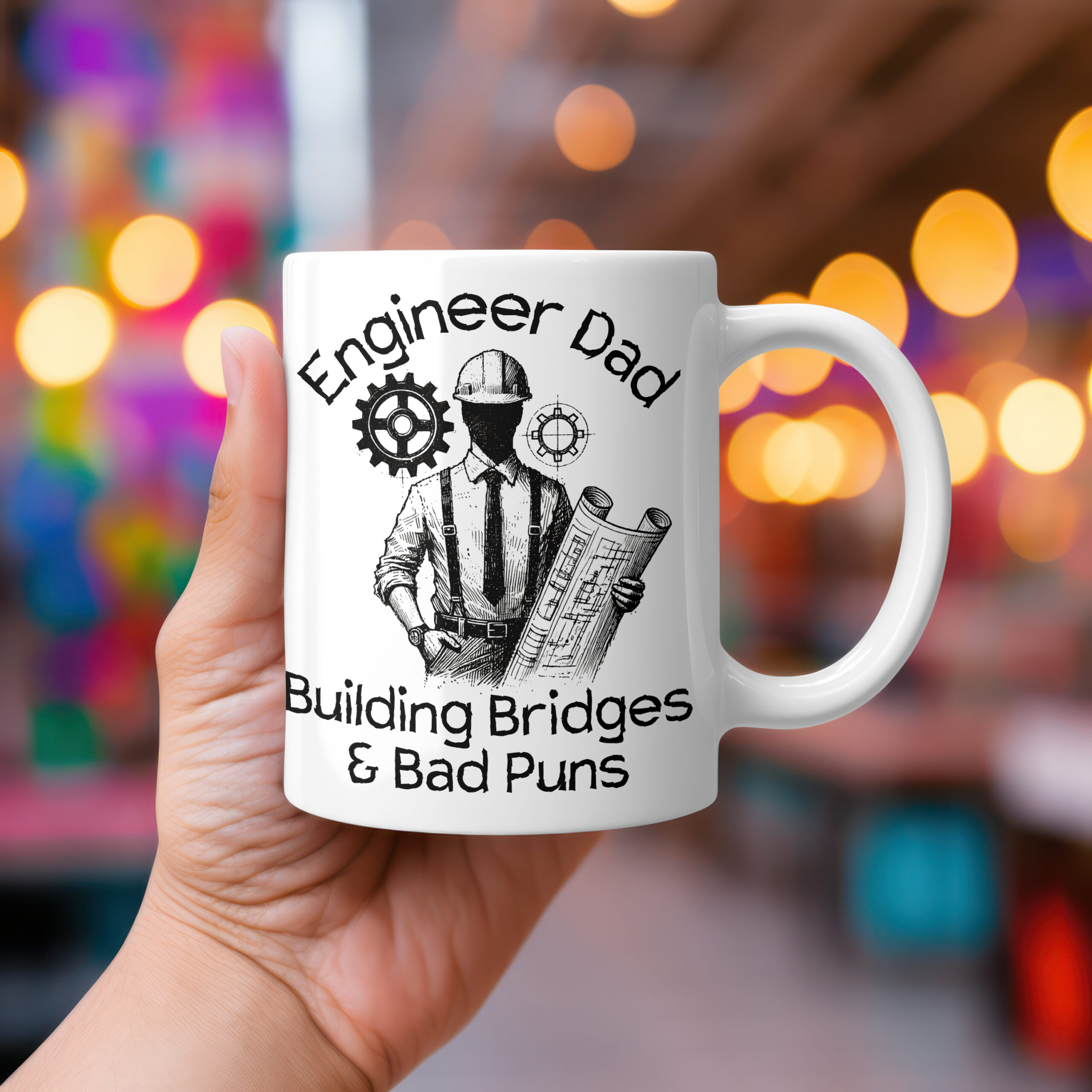 Engineer Dad Mug Mockup
