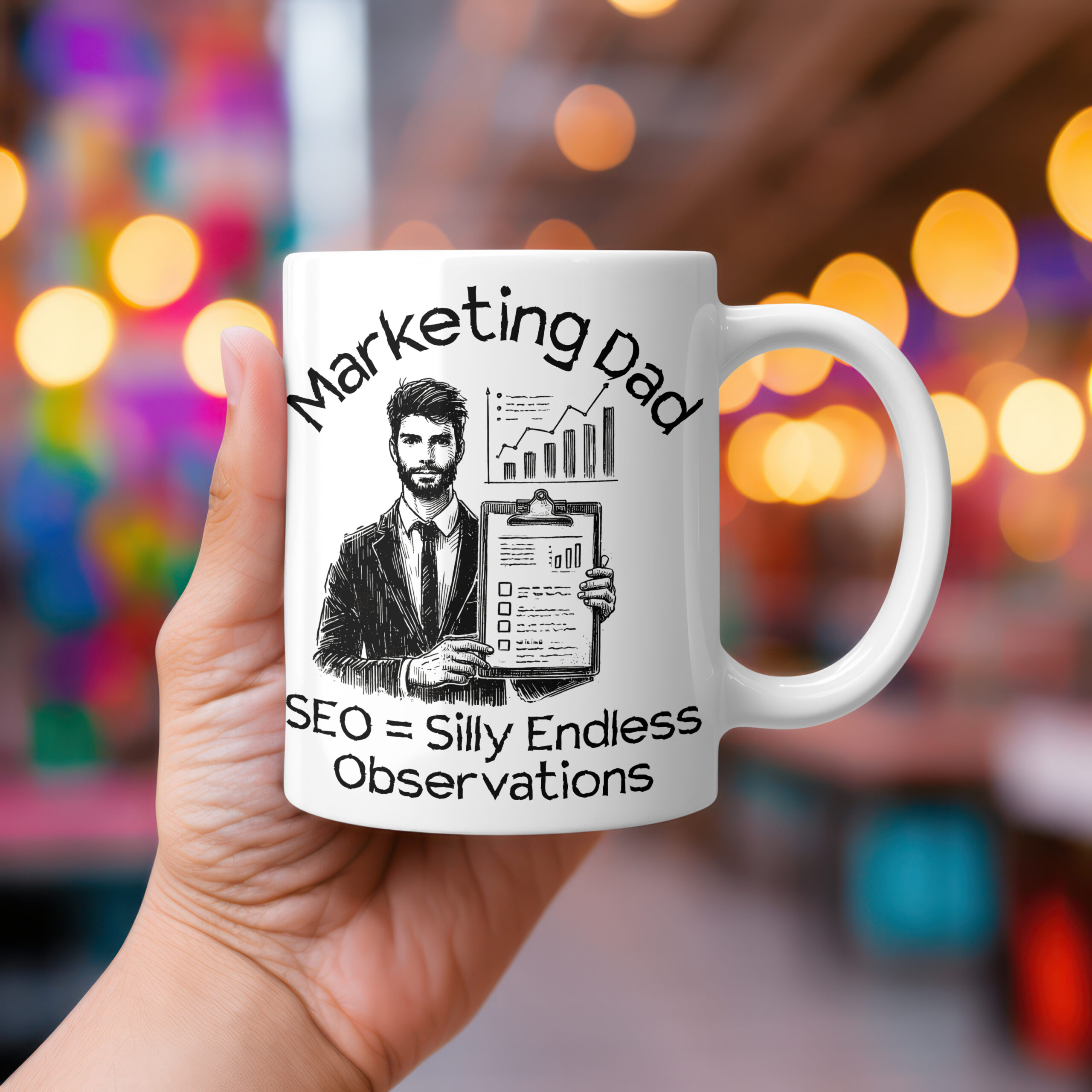 Marketing Dad Mug Mockup