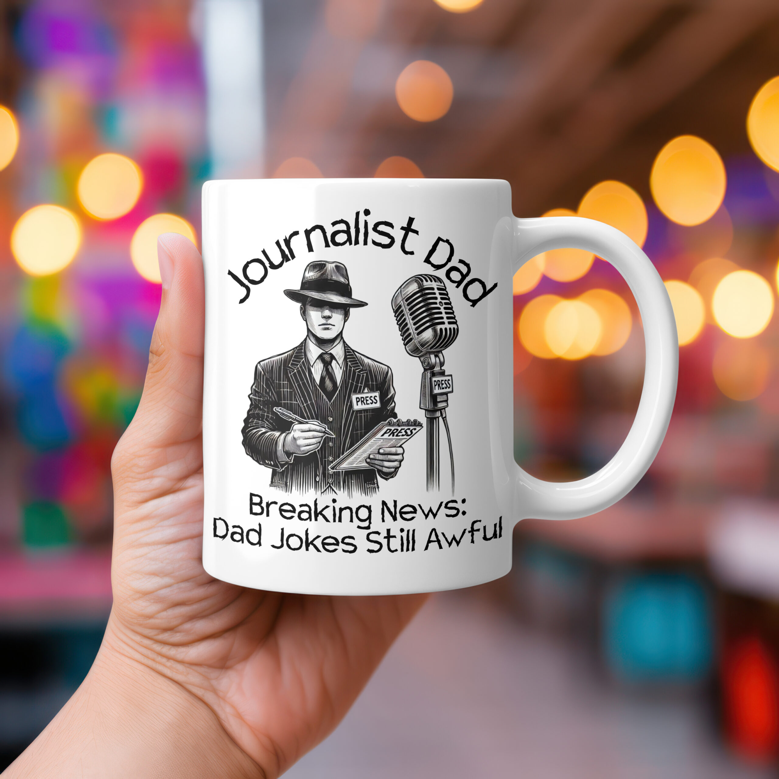 Journalist Dad Mug Mockup