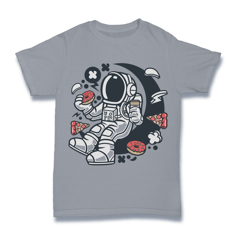 Hungry Astronaut Shirt Mockup
