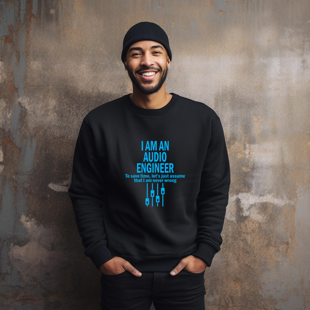 Audio Engineer Shirt Mockup